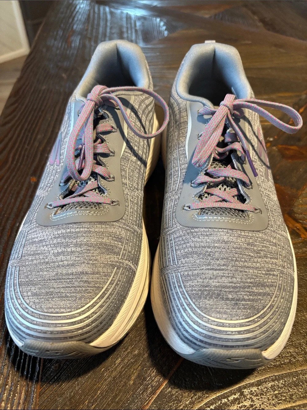 Skechers Light Gray Athletic Sneakers with Lavender Accents-NWOT or Box